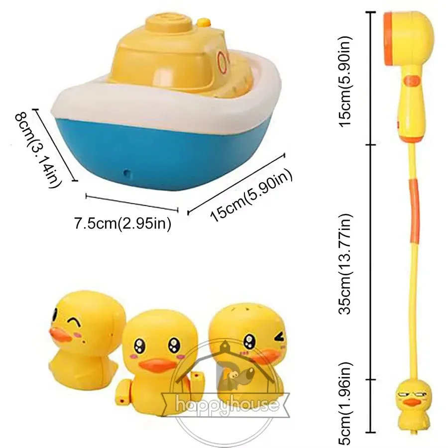 Baby Bath Toys for Kids Spray Water Bath Toys Electric Duck Baby Shower Water Toys Ball Bathroom Baby Toy Bathtub Toys Water Toy