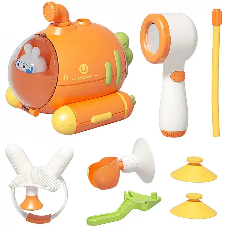 Baby Bath Toys for Kids Spray Water Bath Toys Electric Duck Baby Shower Water Toys Ball Bathroom Baby Toy Bathtub Toys Water Toy
