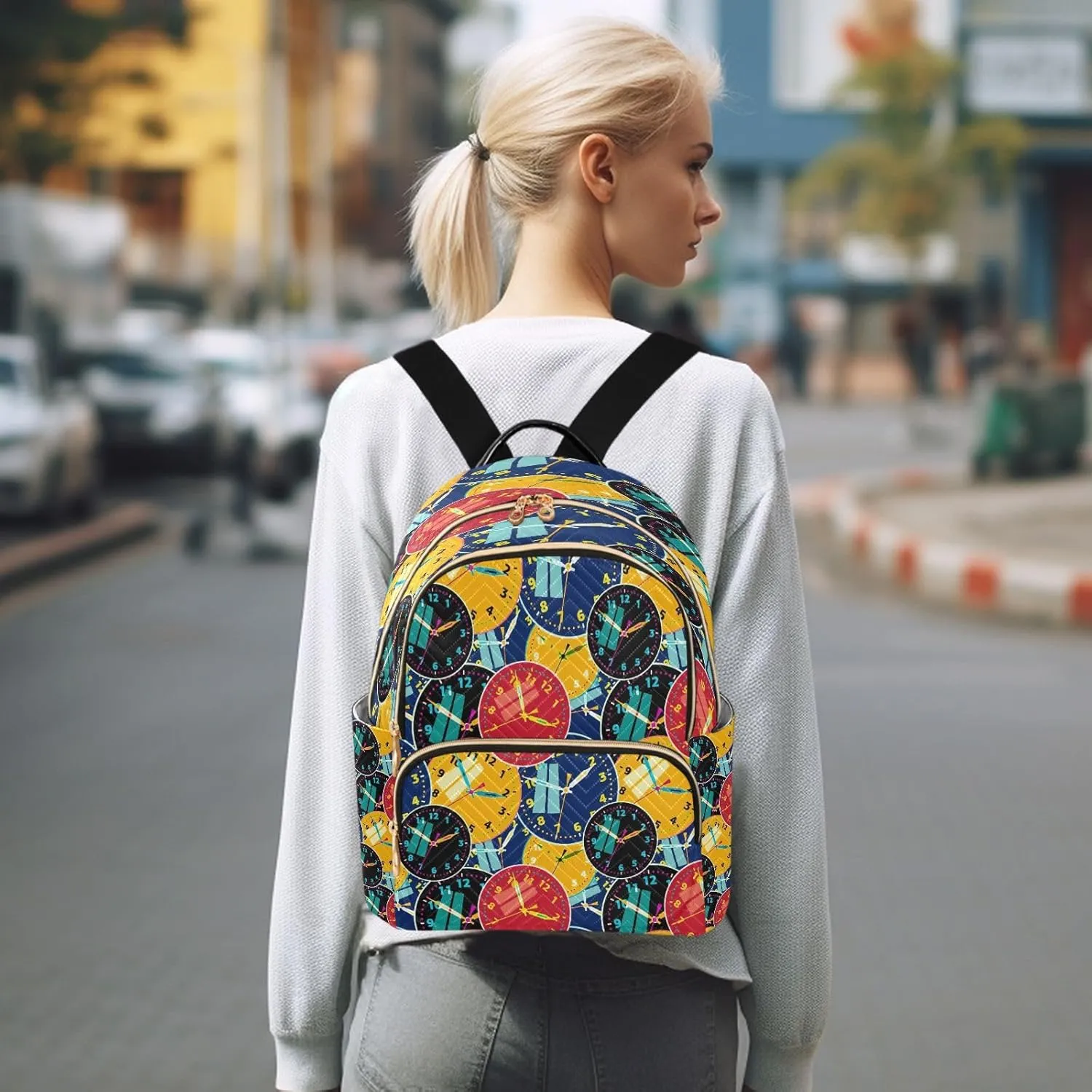 Backpack Purse Travel Daypack Lightweight Backpack Exnundod Small Backpack for Women Colorful Sports weathering leg county fill strawberry Watches 