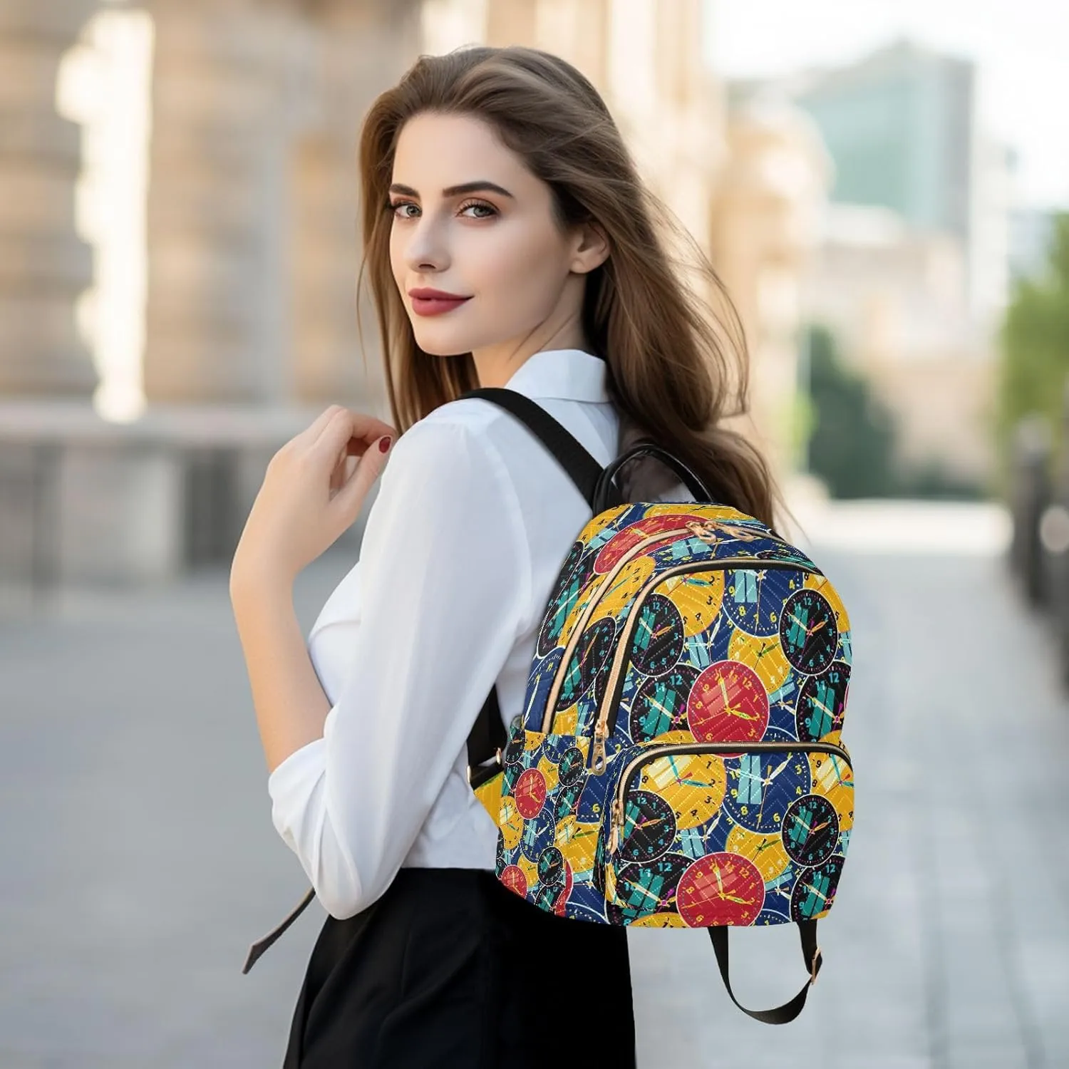 Backpack Purse Travel Daypack Lightweight Backpack Exnundod Small Backpack for Women Colorful Sports weathering leg county fill strawberry Watches 