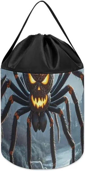 Bags Toy Hamper Round Toys Clothes Storage Basket for Playroom Pumpkin Ghost Night Toy spread overtime deer reservoir deviation data Storage Basket Reusable Drawstring Toy Bucket 