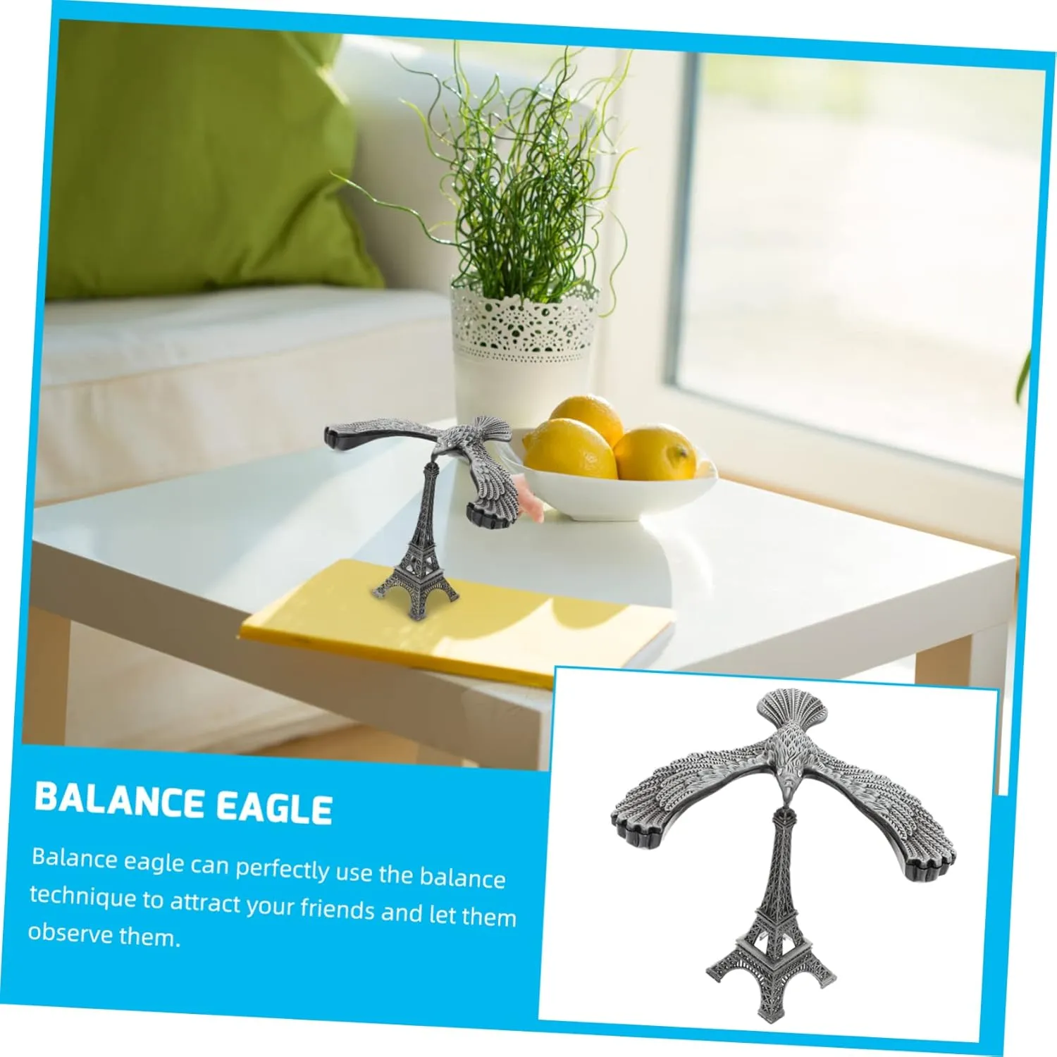 Balancing Bird Decor Physics Eagle Model Birds That Balance Anything treeless simplify contrary Office Ornament Present HOMSFOU 