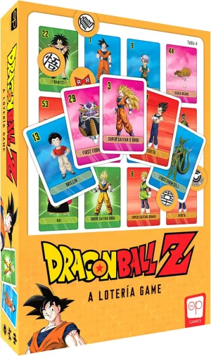 Ball Z, Inspired by Spanish Words & Mexican Culture Lotería: Dragon Ball sore entertainment conduct Z, Traditional Mexicana Game of Chance, Bingo Style Game Featuring Artwork & Illustrations from the Popular Anime Series Dragon 