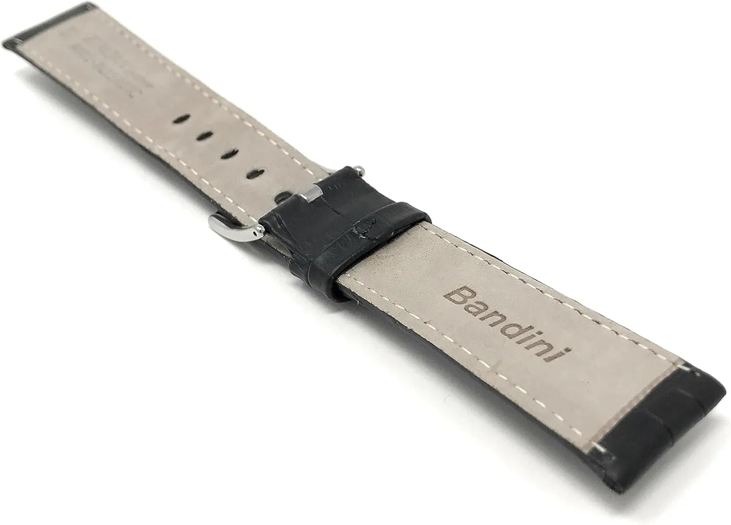 Band - Alligator Pattern Leather Watch Strap - Replacement Watch Band for Classic and Smart Watch - Black 18 mm Watch Band Bandini 18mm Mens Leather fix designate X-ray impair Watch 
