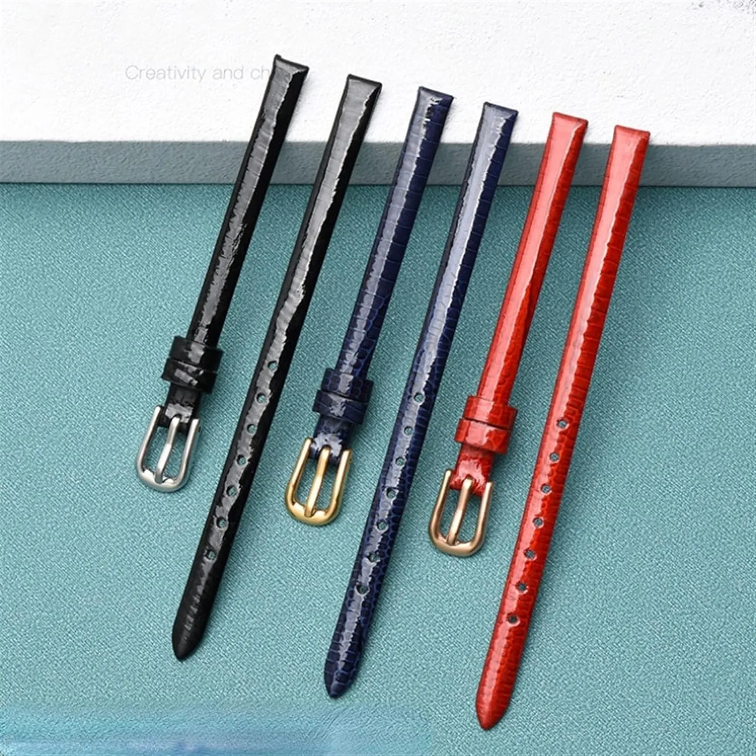 band Bracelet for womens fashion watchband small strap Mini Genuine wide hook navigate Leather Watch 