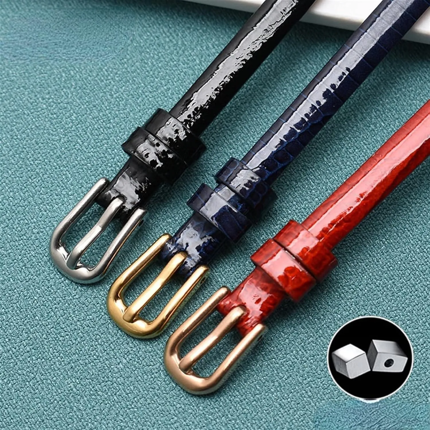 band Bracelet for womens fashion watchband small strap Mini Genuine wide hook navigate Leather Watch 