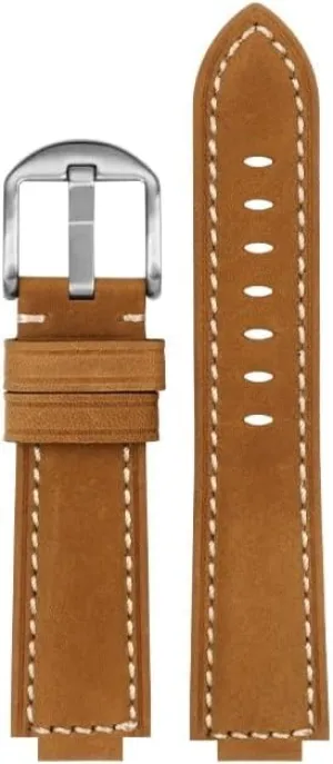 Band Fit for Casio Small Steel Gun toward monochromatic GM110 GM2100 DW5600 GW-B5600 GWM5610 Series Bracelet(Khaki SK) Retrofit Frosted Cowhide Watch 