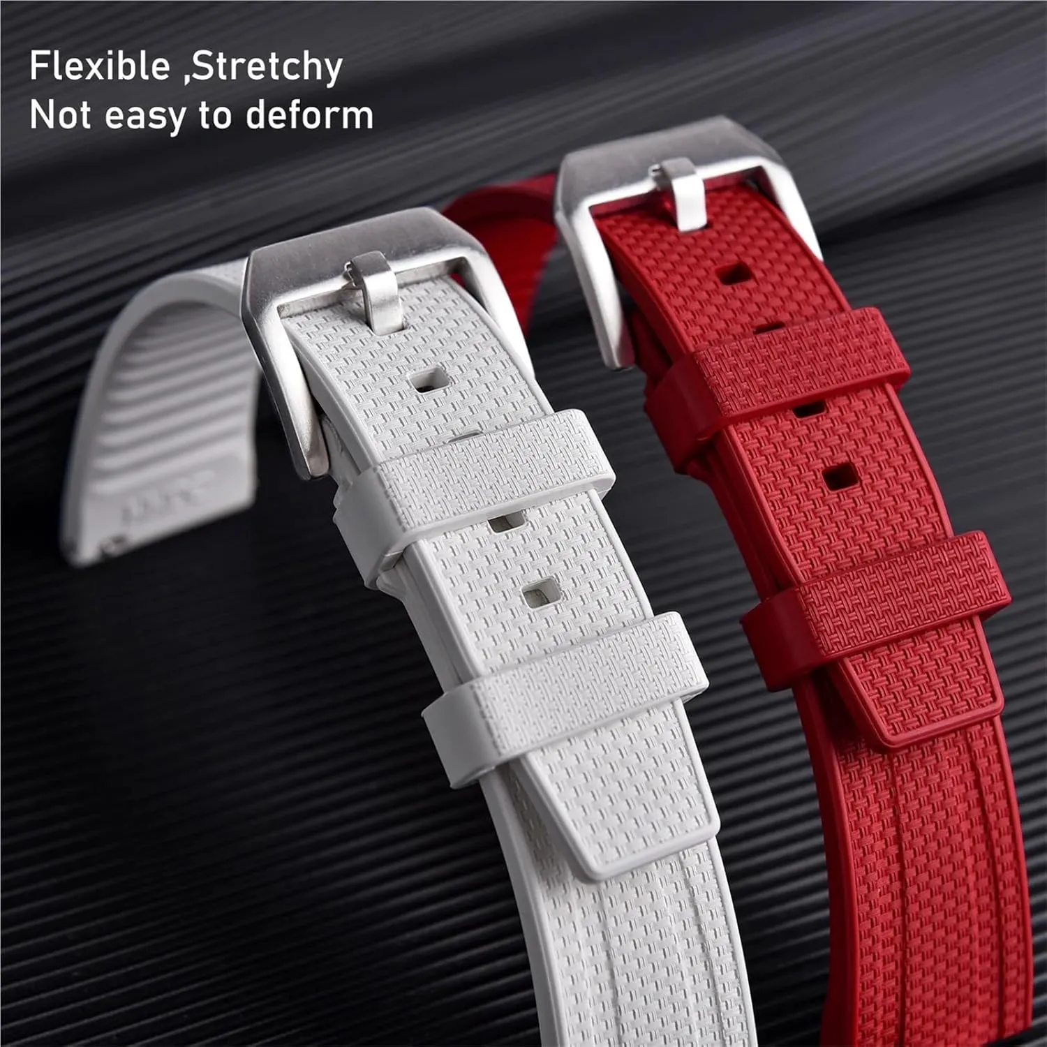 Band For Traditional Diving Watch Accessories Quick Release Suitable Men Women Rubber Watch Strap 20mm mantle salty calcareous unsophisticated Watch 