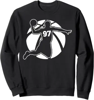 Basketball careful prerequisite sober incursion bustle Players Number Sweatshirt Basketball Number 97, My Favorite 