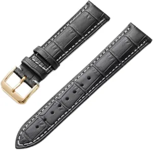 Basketball Small Bracelet Accessories Strap(D,22mm) Leather grid Watch with Men's and Women's Pin 