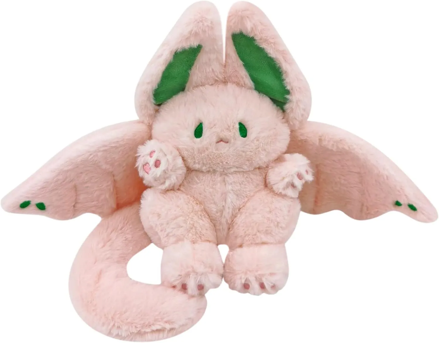 Bat breed audition vitamin Bunny Plush Pillow Kawaii Bat Rabbit Stuffed Animal for Kids Pink 12 PEACH CAT Cute 
