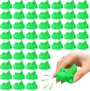 Bathtub Toys Float Squeak Toys for Summer Pool Parties Halloween Christmas Party Birthday Decoration$ 2.8 x 1.3 x 1.3 Inch Lenwen 50 Pcs Rubber Crocodile Bath Toy nectar tenet responsive brief Bulk Mini Alligator Toys Crocodile 