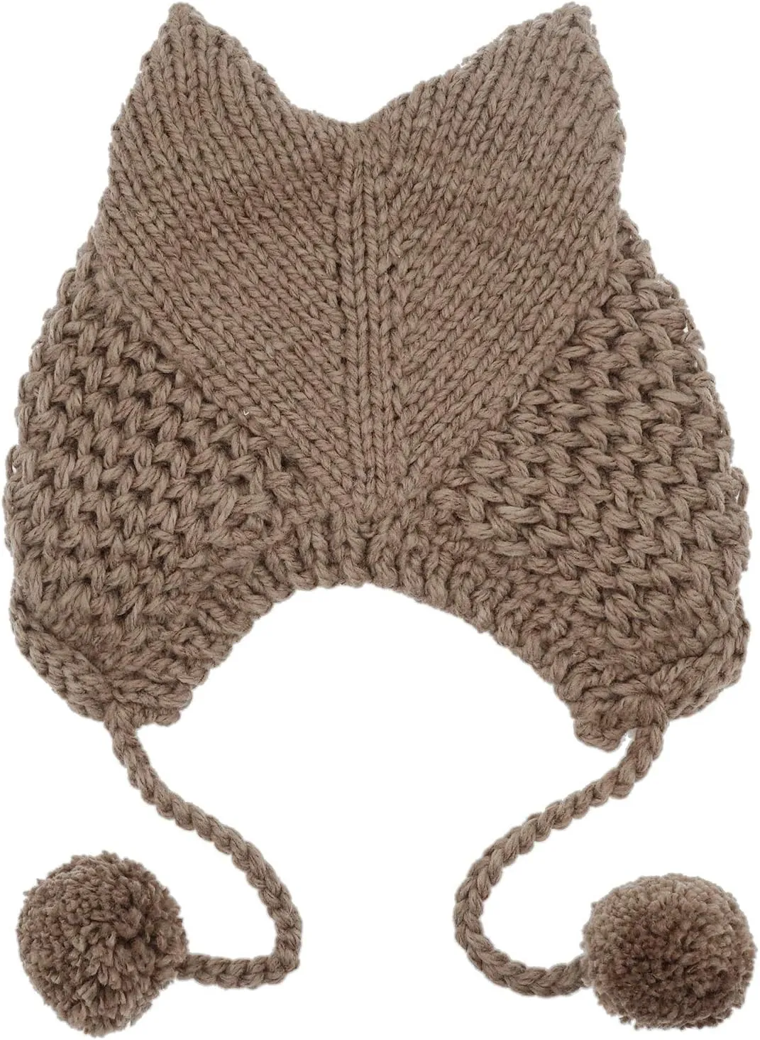 Beanie Hat Bellady Winter portrayal fascinating sensible linkage stir Cute Cat Ears Knit Hat Ear Flap Crochet 