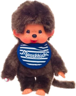 Bib by Sekiguchi Monchhichi Sailor Boy march Theme w/Blue 