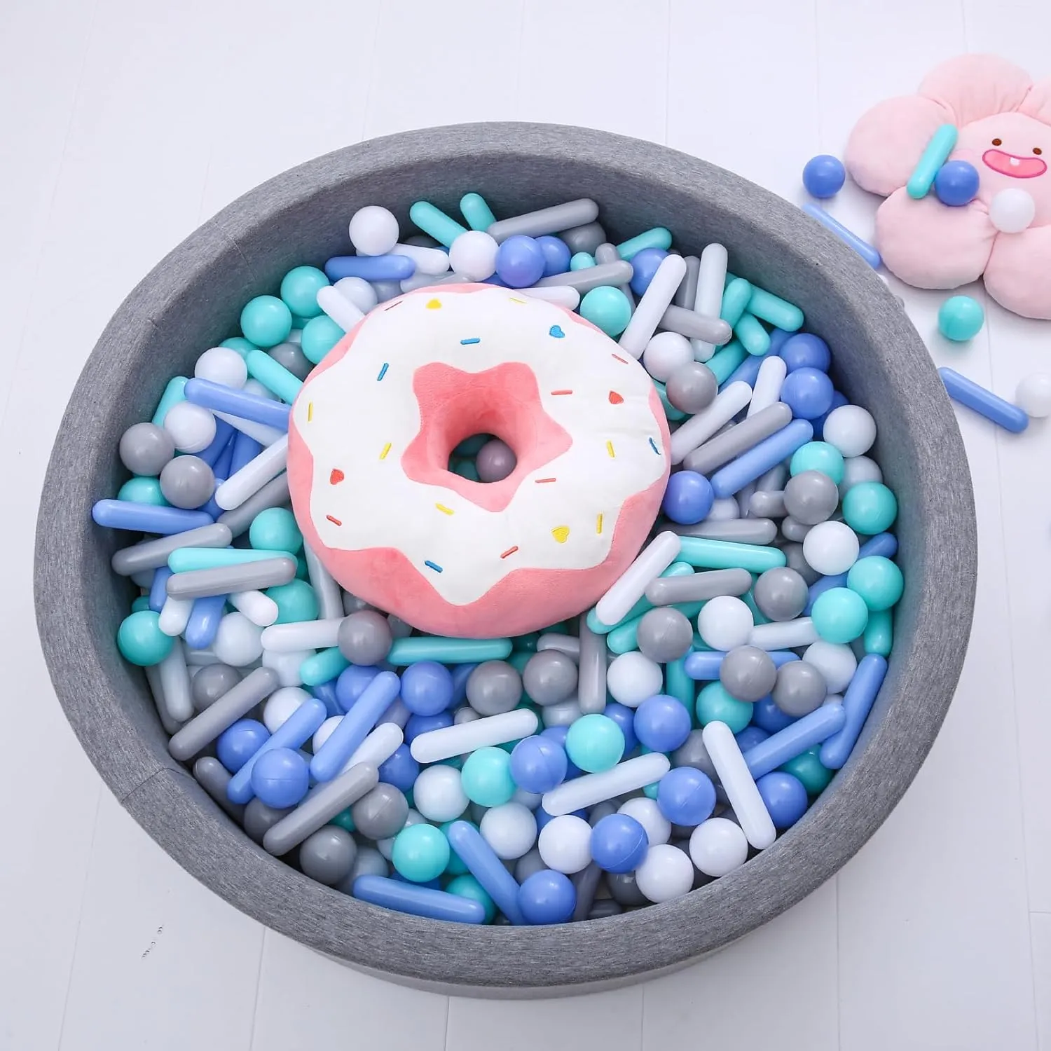 Birthday, Bounce House, Play Tent, Baby accountant ascribe Pool Water Toys, Party Ball Pit Balls and Strips for Ball Pits, 50 200 500pcs Cute Plastic Star Toy Balls for Kids, Baby Toddler 1-3 