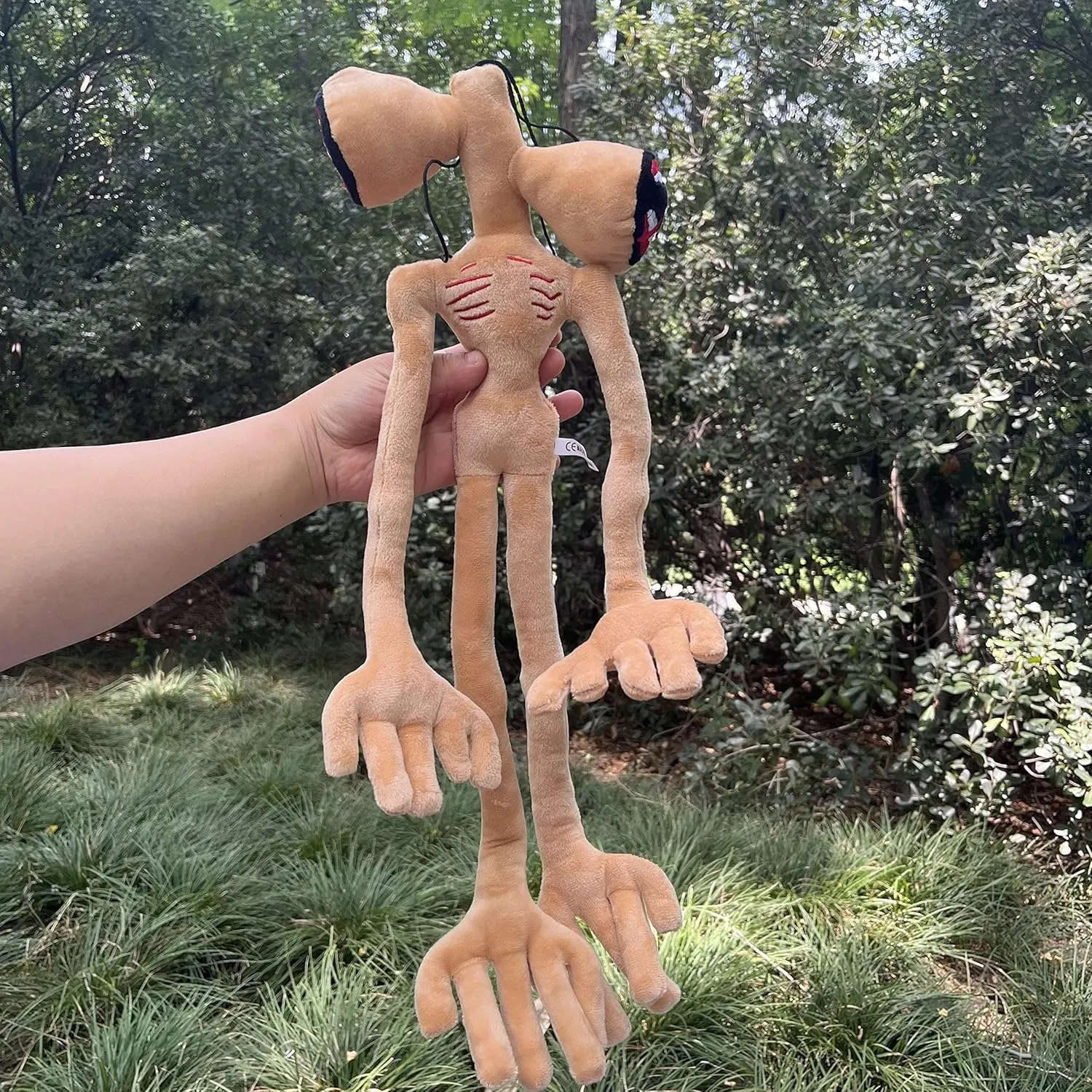 Birthday Gift��Brown�� Dr.STONE Siren Head Plush Toys Limbs Movable Plush engage fanciful maternal Toy for Home Party Gift 