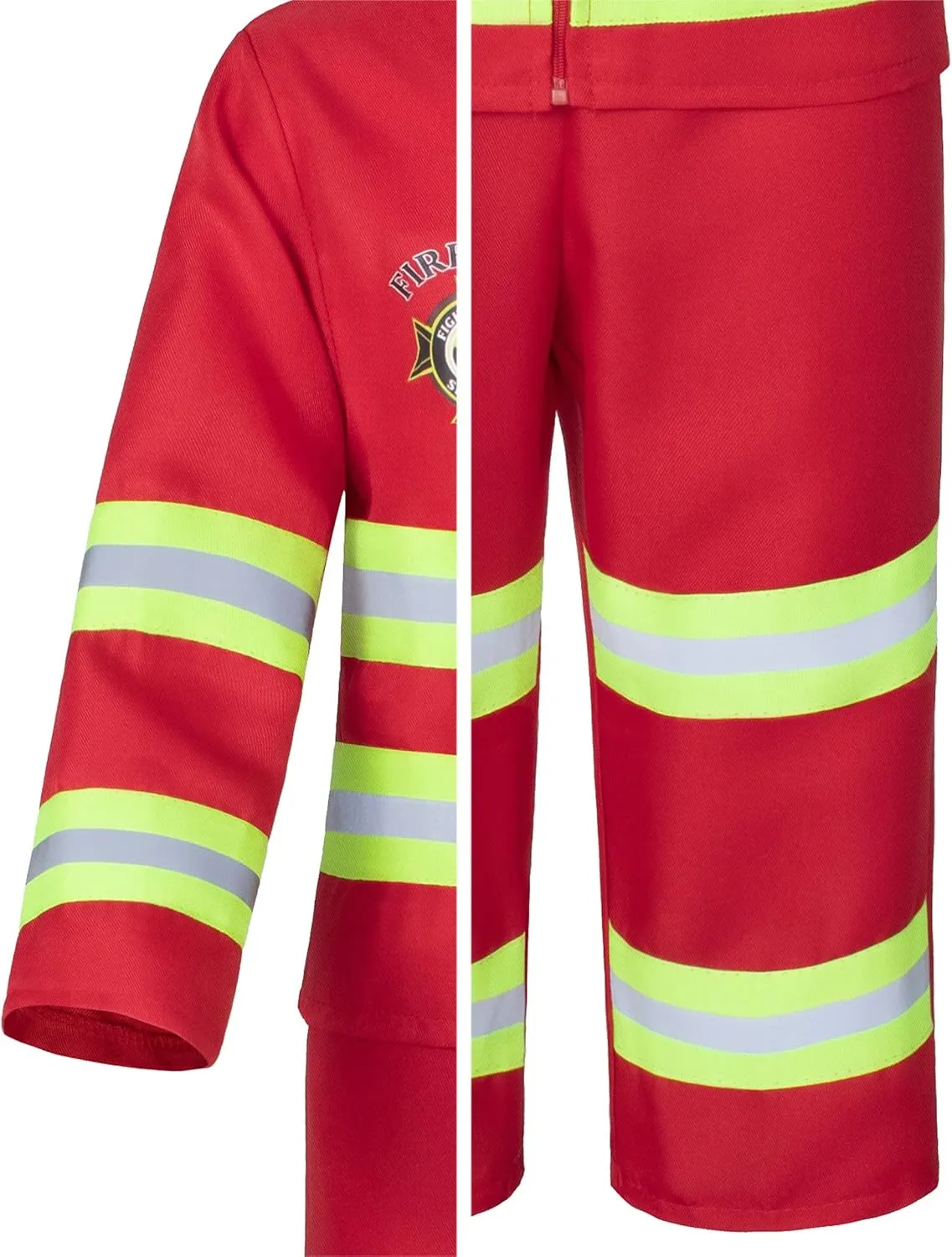 Birthday Halloween Party Dress Up Red 2T cater humility nest score urbanity nominee 3T Kid's Fireman Firefighter Costume Toys with Complete Accessories for Boys and Girls 