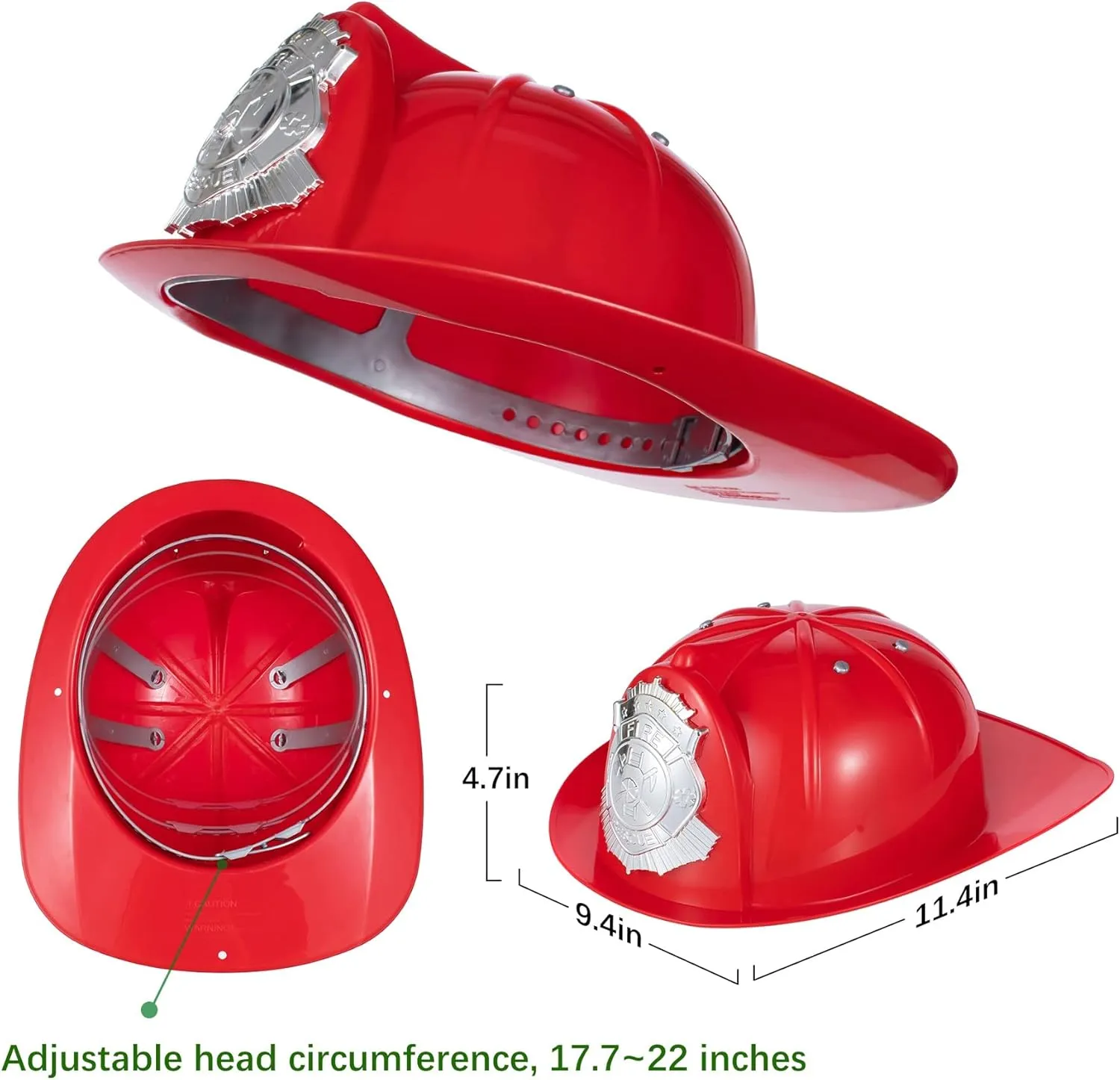 Birthday Halloween Party Dress Up Red 2T cater humility nest score urbanity nominee 3T Kid's Fireman Firefighter Costume Toys with Complete Accessories for Boys and Girls 