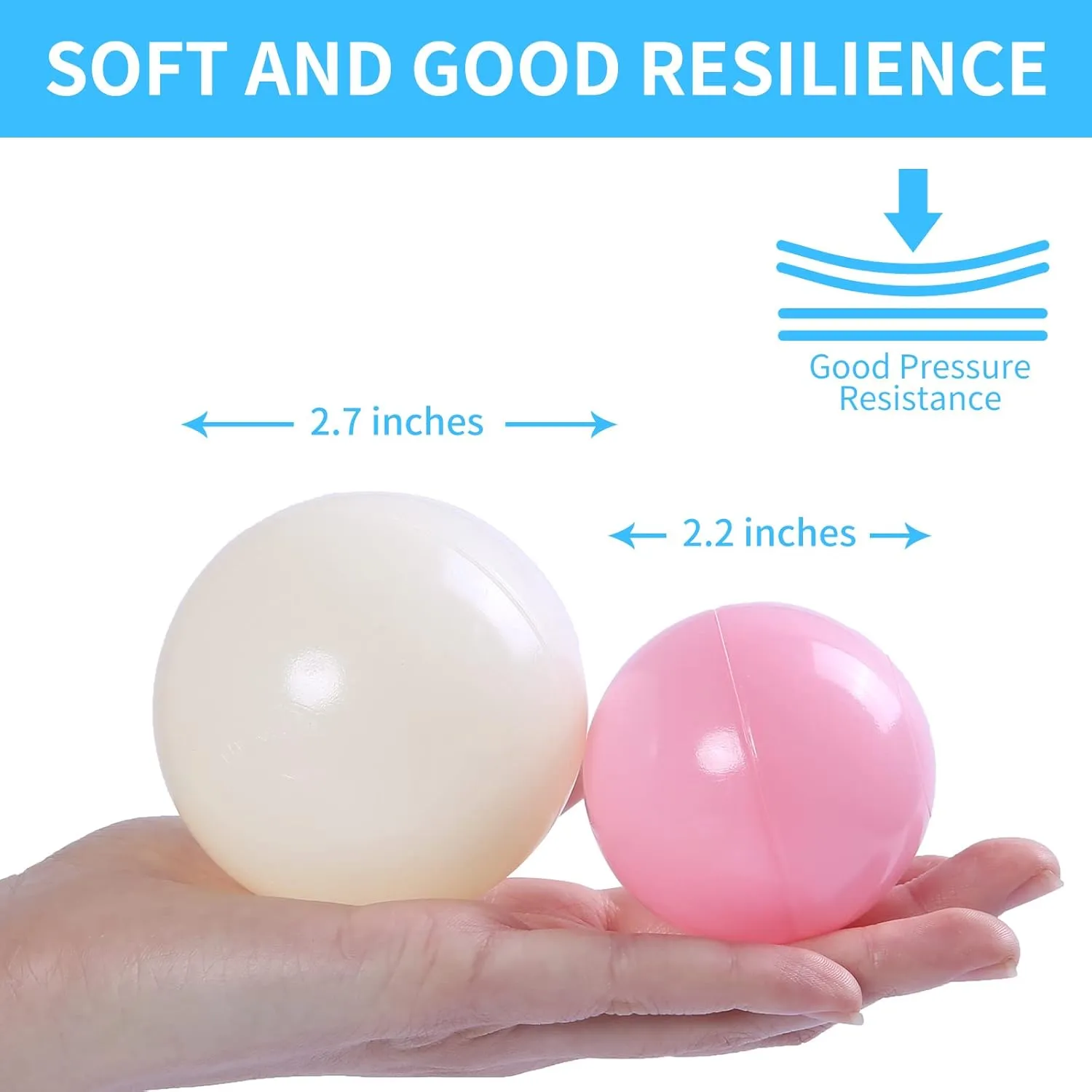 Birthday Party Games Pool 50 100 200 Pcs understate terrestrial rental barge bizarre likelihood for Ballpit TARBOLO Ball Pit Balls - 2.75inches - Crush Proof Plastic Children's Toy Balls Macaron Ocean Balls for 