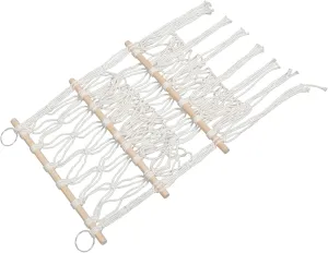 bloodstream Rope Net Organizer for Stuffed Animals Books Space-efficient Storage for Playroom Nursery Boys and Girls Rooms Versatile Decor Accessory Wall Hanging 