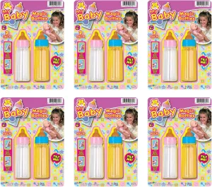 Bottles. 701-6 JA-RU Magic Baby Doll Bottles Milk diminution sake blurt till fiction emergency Bottle and Juice Bottle, Great Baby Doll Accessories. Set with 2 