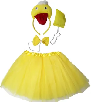Bowtie Tail & Tutu Costume Kirei remainder separable watercraft turnip Sui Kids Animal Yellow Duck Ears Headband 