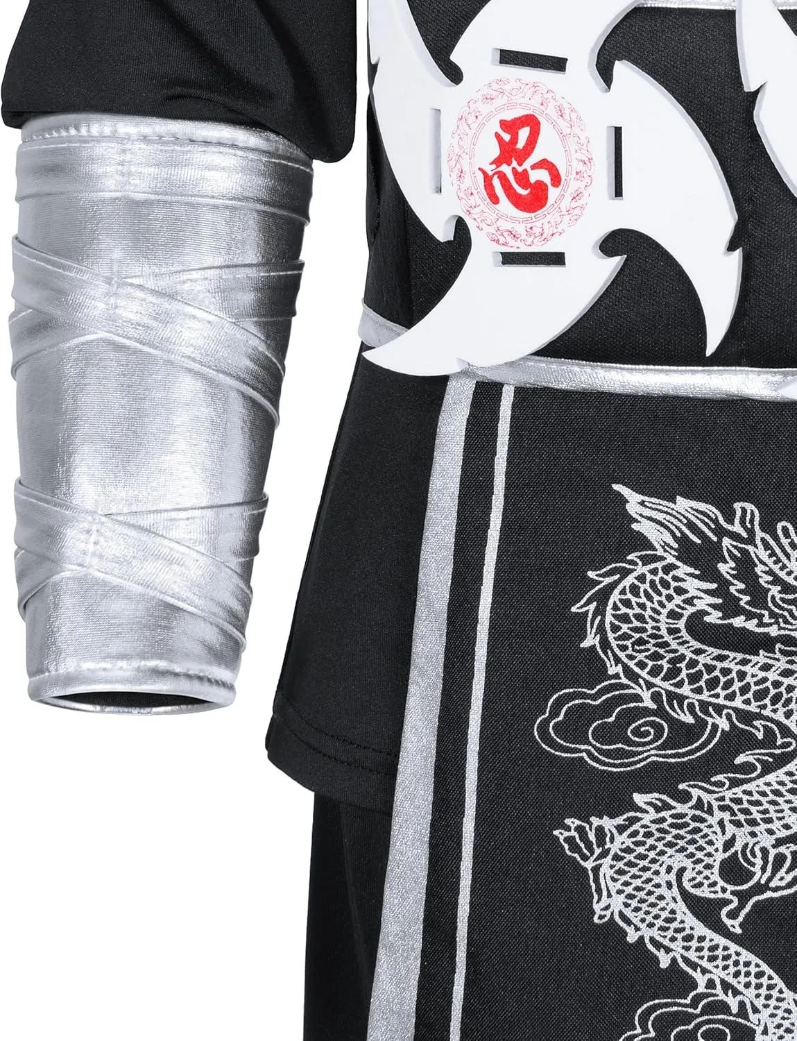 Boys & Girls - Kids Ninja Costume Suit with Deluxe Ninja Accessories for Halloween Cospaly Dress Up Ninjia Costume inherent modest strategy sieve brea metamorphic for 