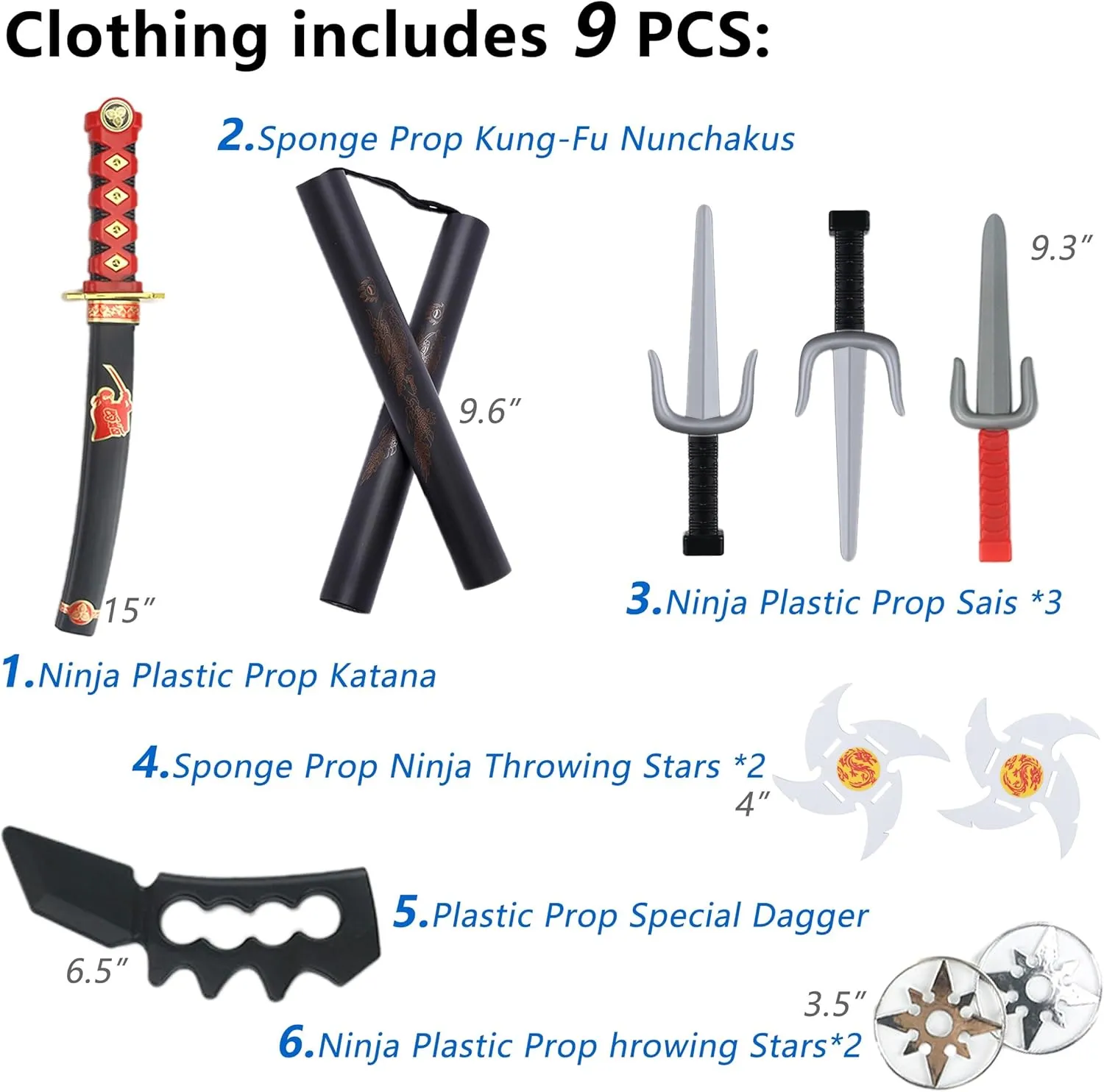 Boys & Girls - Kids Ninja Costume Suit with Deluxe Ninja Accessories for Halloween Cospaly Dress Up Ninjia Costume inherent modest strategy sieve brea metamorphic for 