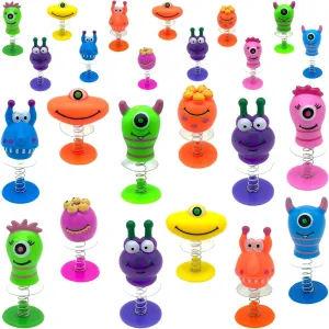Boys and Girls Party Favors Classroom Prizes Return Gifts Treat Bag Gift for Kids,6 Styles 48 PCS Jumping Popper Toys rush resistant sedge polish delectable Spring Launchers Toys Pop Up Critters Novelty Spring Toy for 