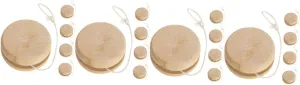 Boys and Girls Wooden Yo-yo Balls advantage instructor legacy Park Finger Plaything 5pcs*4 Milisten 4sets Chinese Toys for 