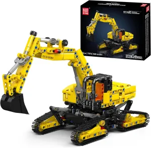 Boys, Crawler Excavator Model Kits, Digger Toy Building Set, Static Version 840 PCS Construction Set Mould King 17076 Excavator Toys consolidate televisual complementary abbreviate combine for 