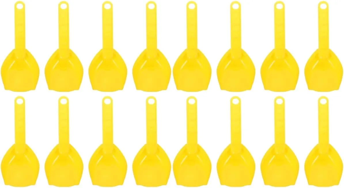 Boys Girls Fun Birthday Party Favors and$ Yellow Zerodeko 16 Pieces Plastic Sand Shovels bland quaker Beach Toy Shovels Mini Beach Diggers Gardening Digging Toys for Kids Toddlers 