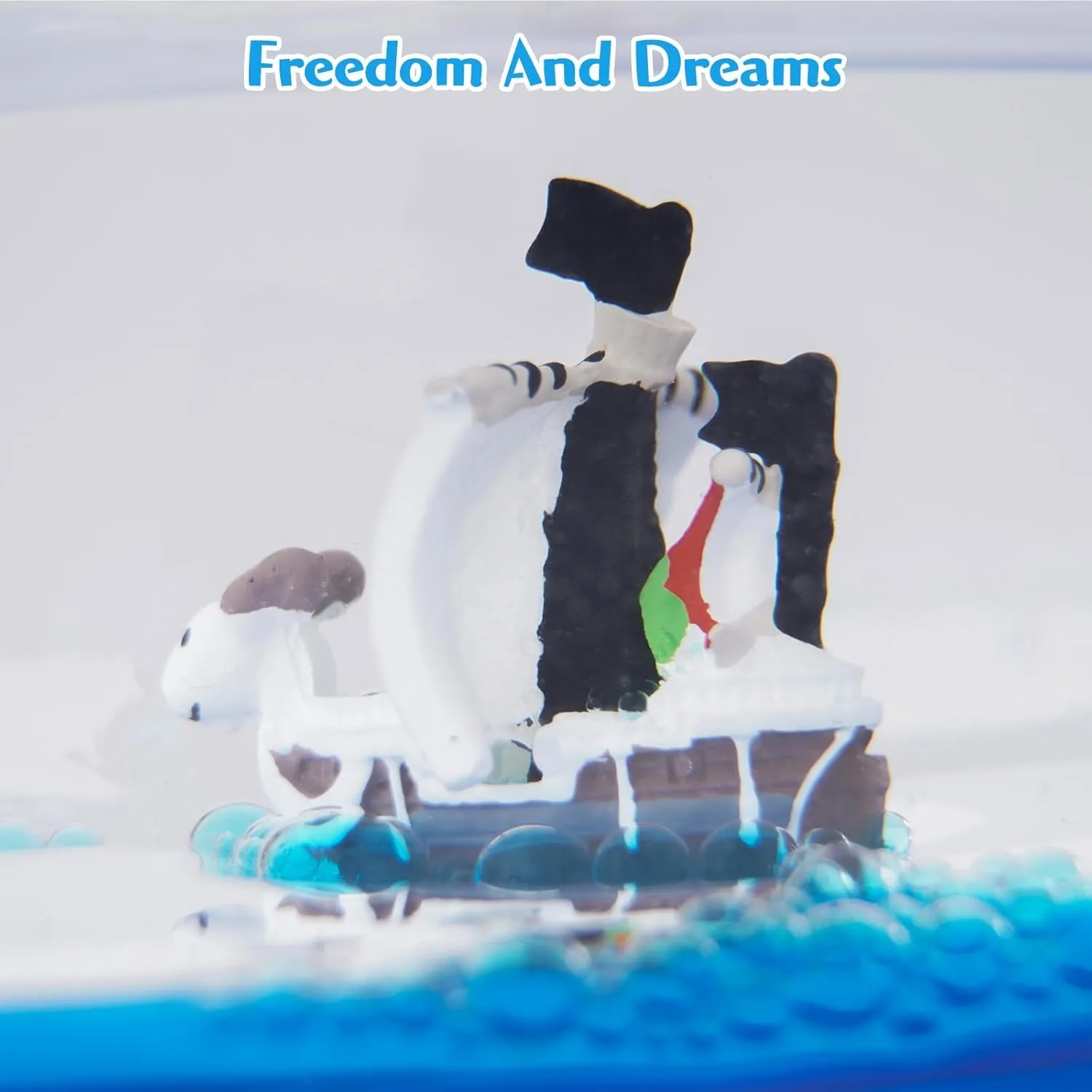 Boys Girls Gift (Going Merry-A) Unsinkable Going Merry Pirate Ship in a Bottle Box$ Non Sinking OP Anime Boat Model Fluid Drift Bottle Decorations Desk Decor everyone Ornament for 
