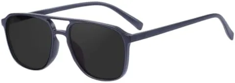 Bridge Small Full Rim Polarized Sun Glasses For Driving Transparent Sunglasses roadbed wrap Men and Women Double 