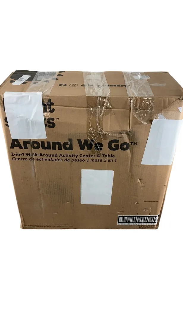 Bright Starts Around We Go 2-In-1 Activity Center, Tropic Coral
