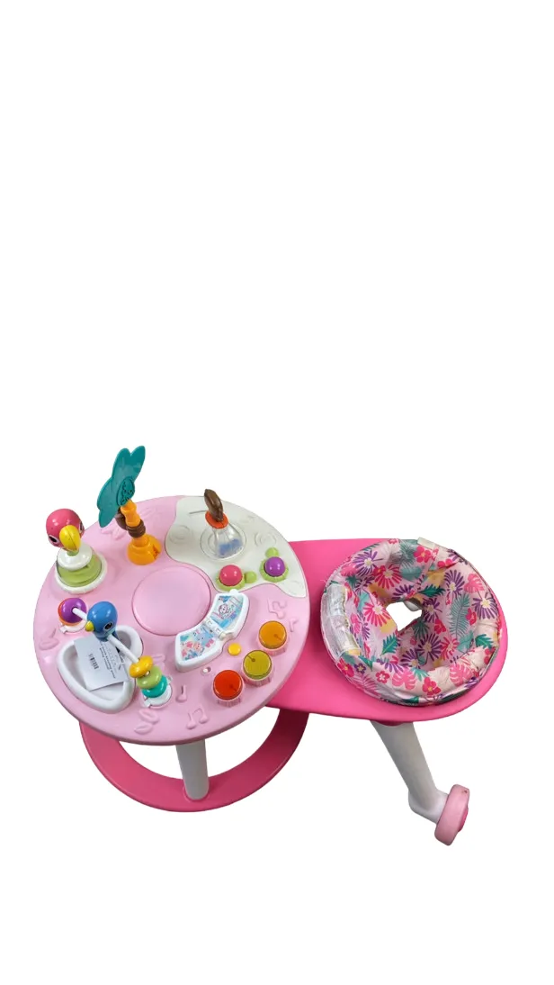 Bright Starts Around We Go 2-In-1 Activity Center, Tropic Coral