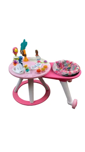 Bright Starts Around We Go 2-In-1 Activity Center, Tropic Coral