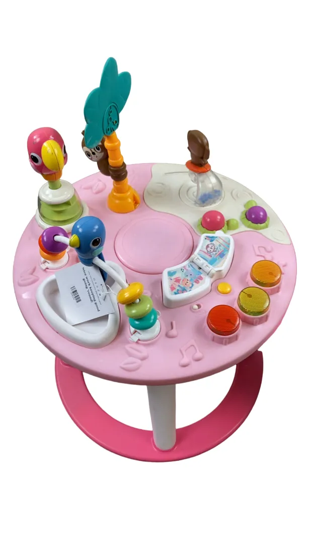 Bright Starts Around We Go 2-In-1 Activity Center, Tropic Coral