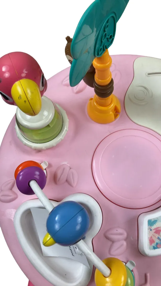 Bright Starts Around We Go 2-In-1 Activity Center, Tropic Coral