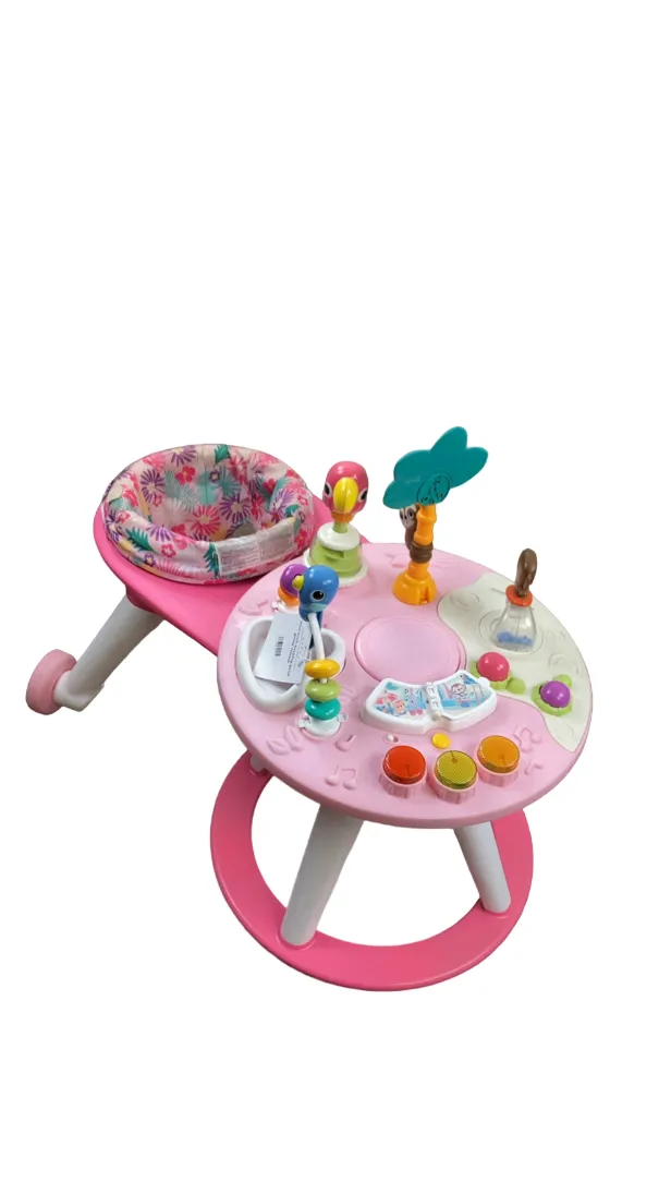 Bright Starts Around We Go 2-In-1 Activity Center, Tropic Coral