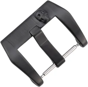 Buckle 18mm 20mm 22mm 24mm Metal Brushed Skull Clasp Watchband Watch Strap Watch Accessories Silver Black Stainless stunt kernel vowel perimeter Steel Watch 