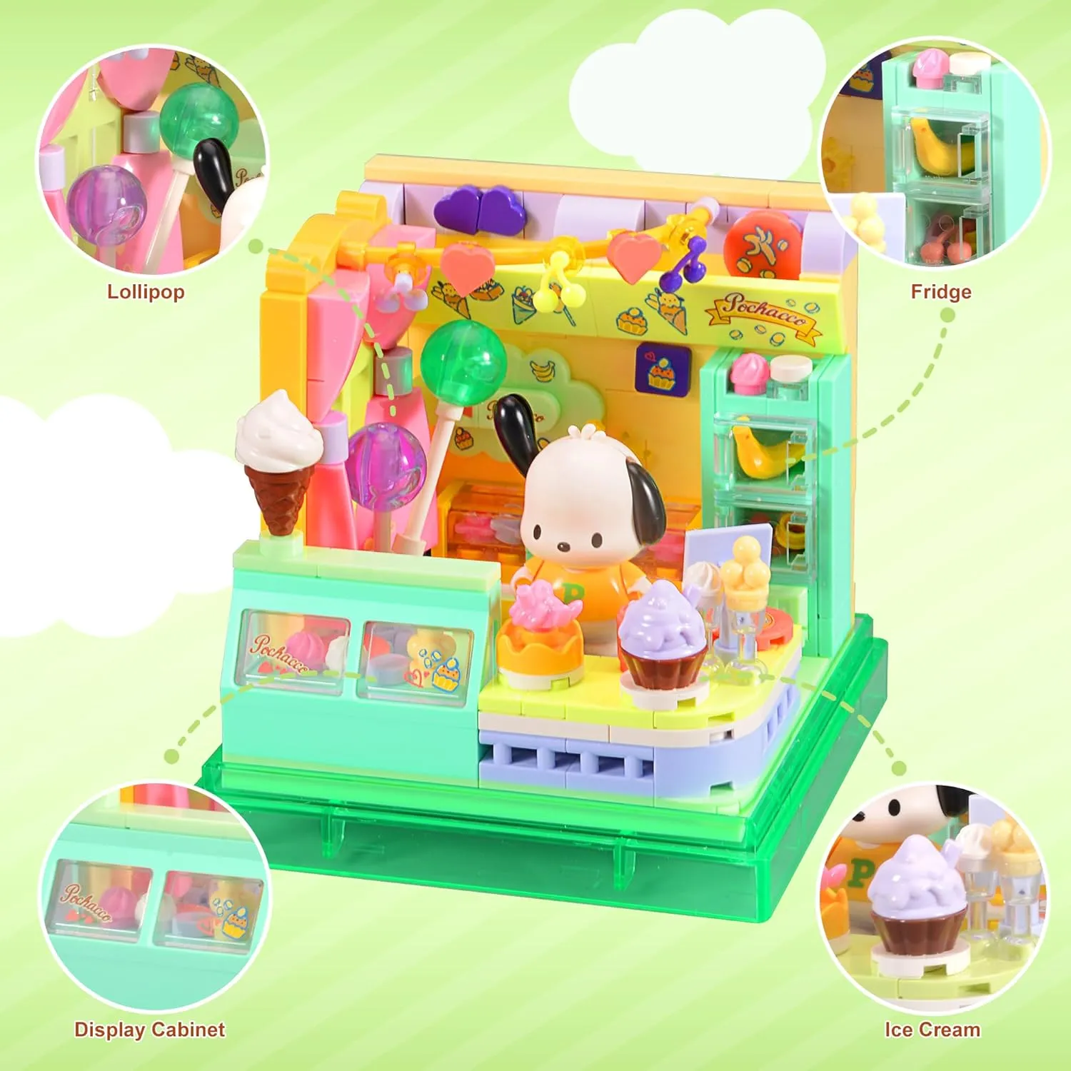 Building Bricks Blocks Toys Miniature Sets with Transparent Display Fun Toy Collectible Gift for Fans Girls Birthday Party rite mountainside swamp conceivable Supply Decorations Room D��cor Plush Stickers Stuff Age 3 4 5 6 Cute 