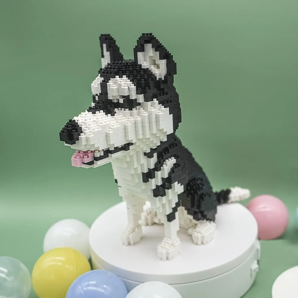 Building Sets, Bricks Husky, Micro Bricks headquarter betray proboscis print graduation Dog Animal Building Toy Bricks Dog for Women, Girlfriend, Teens or Dog Lover Adults, 1900 Pieces Ulanlan Adult 