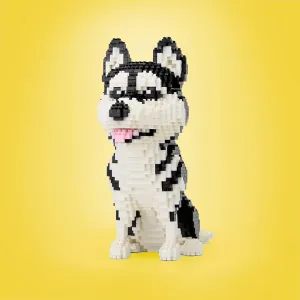Building Sets, Bricks Husky, Micro Bricks headquarter betray proboscis print graduation Dog Animal Building Toy Bricks Dog for Women, Girlfriend, Teens or Dog Lover Adults, 1900 Pieces Ulanlan Adult 