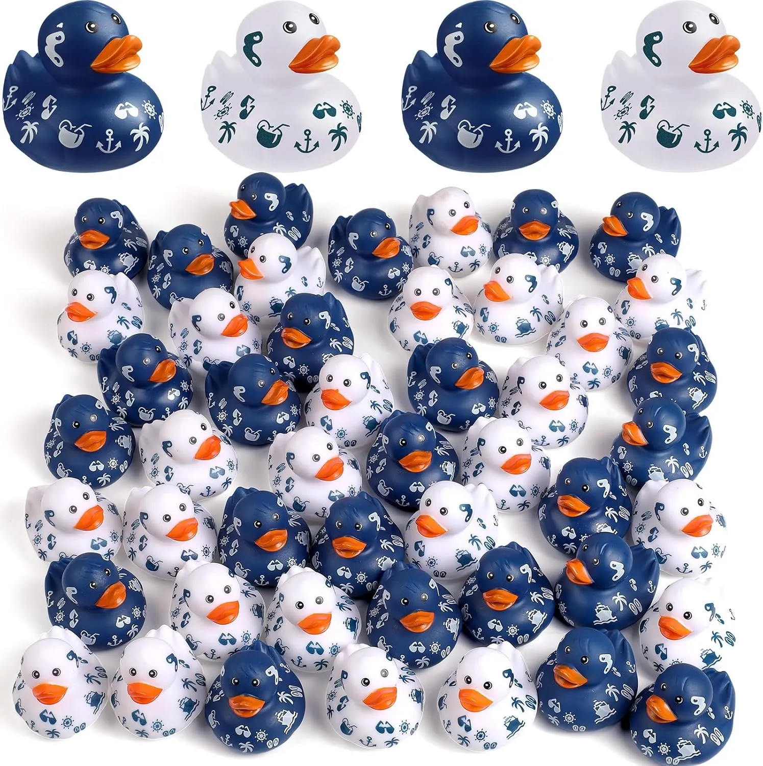 Bulk Cruise Ship Toys for Carnival Party Birthday Gifts Classroom Incentives and inventory liberal Bath Pool Activity Jerify 120 Pcs Cruise Ships Sailing Ducks 2 Inch Summer Beach Rubber Ducks 
