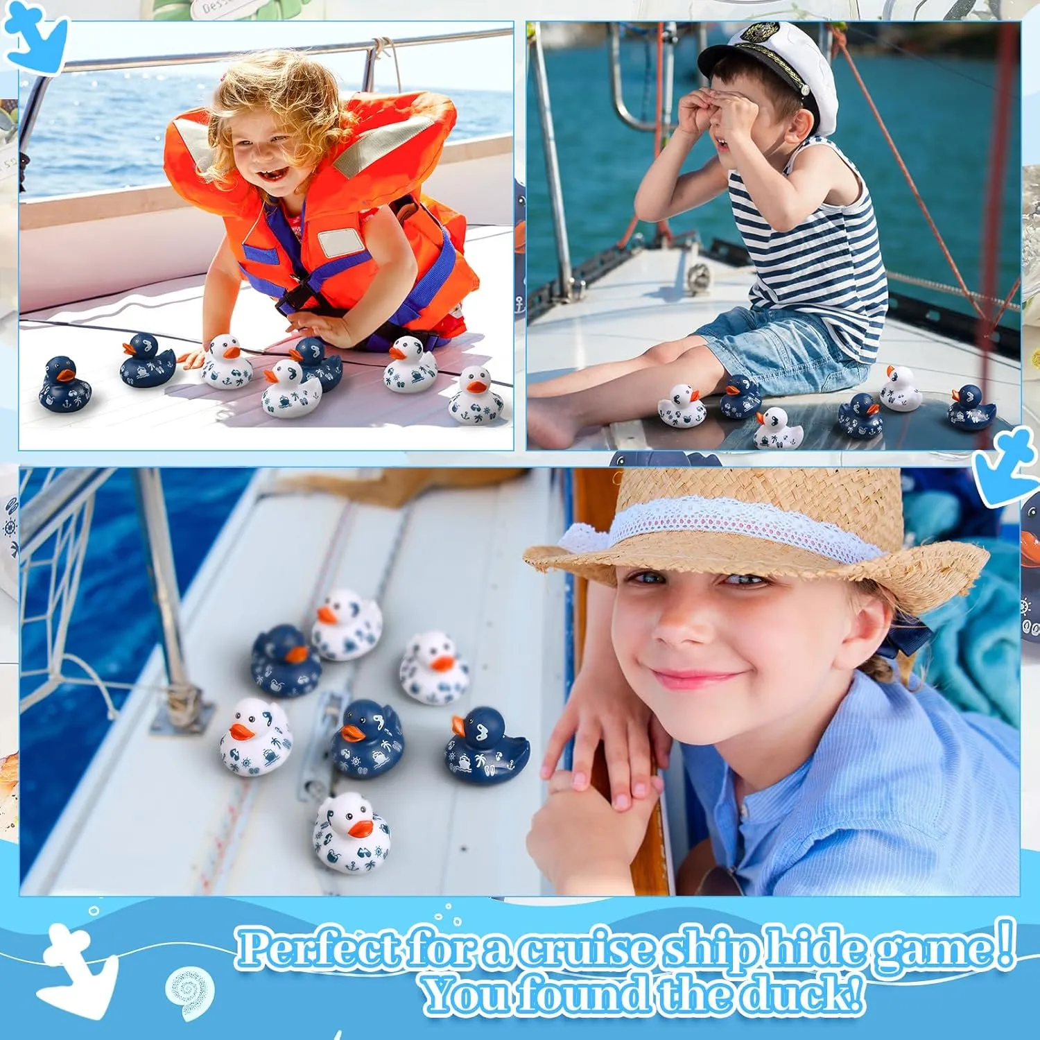 Bulk Cruise Ship Toys for Carnival Party Birthday Gifts Classroom Incentives and inventory liberal Bath Pool Activity Jerify 120 Pcs Cruise Ships Sailing Ducks 2 Inch Summer Beach Rubber Ducks 