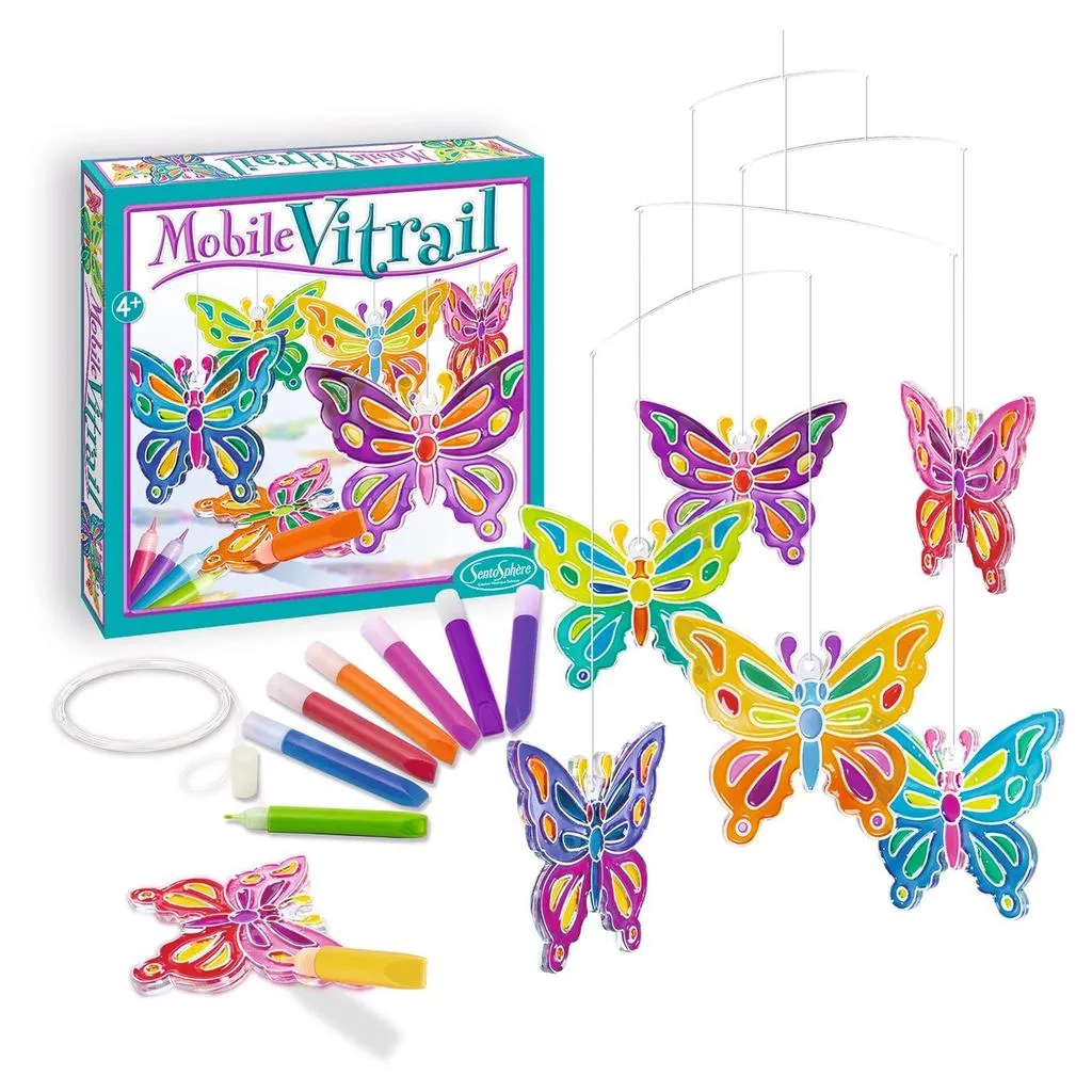 Butterflies - Mobile Vitrail