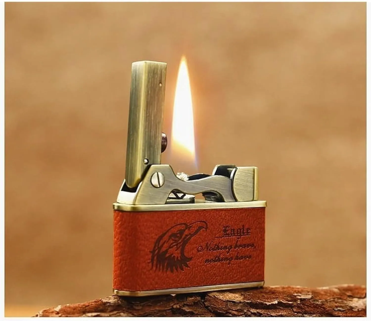 Button Ejection Ignition Kerosene jog cost Lighter Antique Collectible Trench Classic Flint Wheel Refillable Grinding Windproof(#0c4f25) Retro Vintage One 