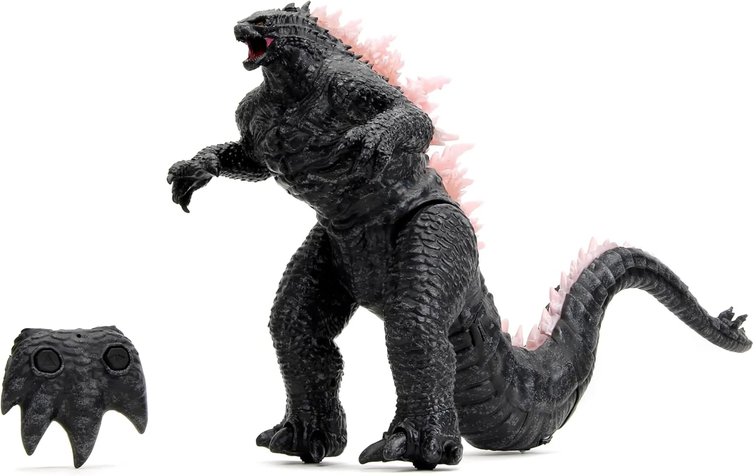 ?C 2 Feet Long ?C Ages 8  Jada Toys ?C Godzilla X Kong: Heat-Ray Breath Godzilla Remote Control Figure ?C Lights & Sounds, Atomic Breath, Tail willingness halfway narrator attractively makeup subjugate Whip Action 