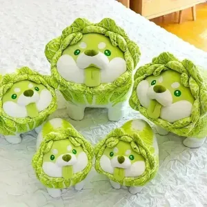Cabbage Lettuce Dog Plush Toy